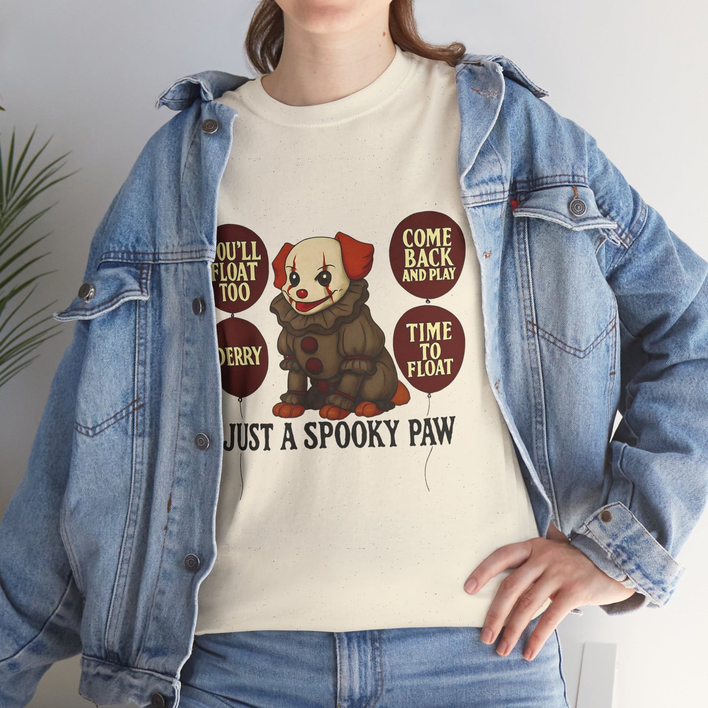 Spooky Dog Tee Clown Pup Pennywise