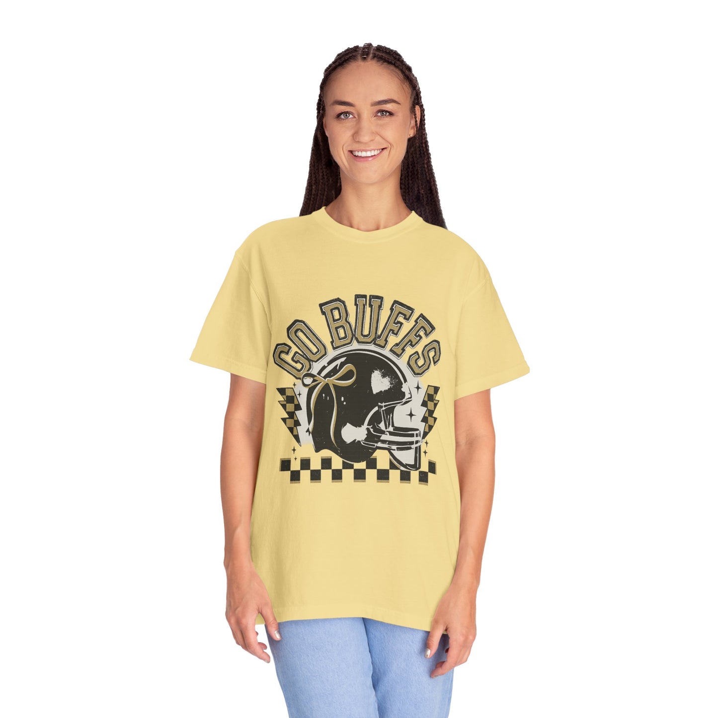 Vintage Sports Fan T-Shirt - Go Buffs Graphic Tee