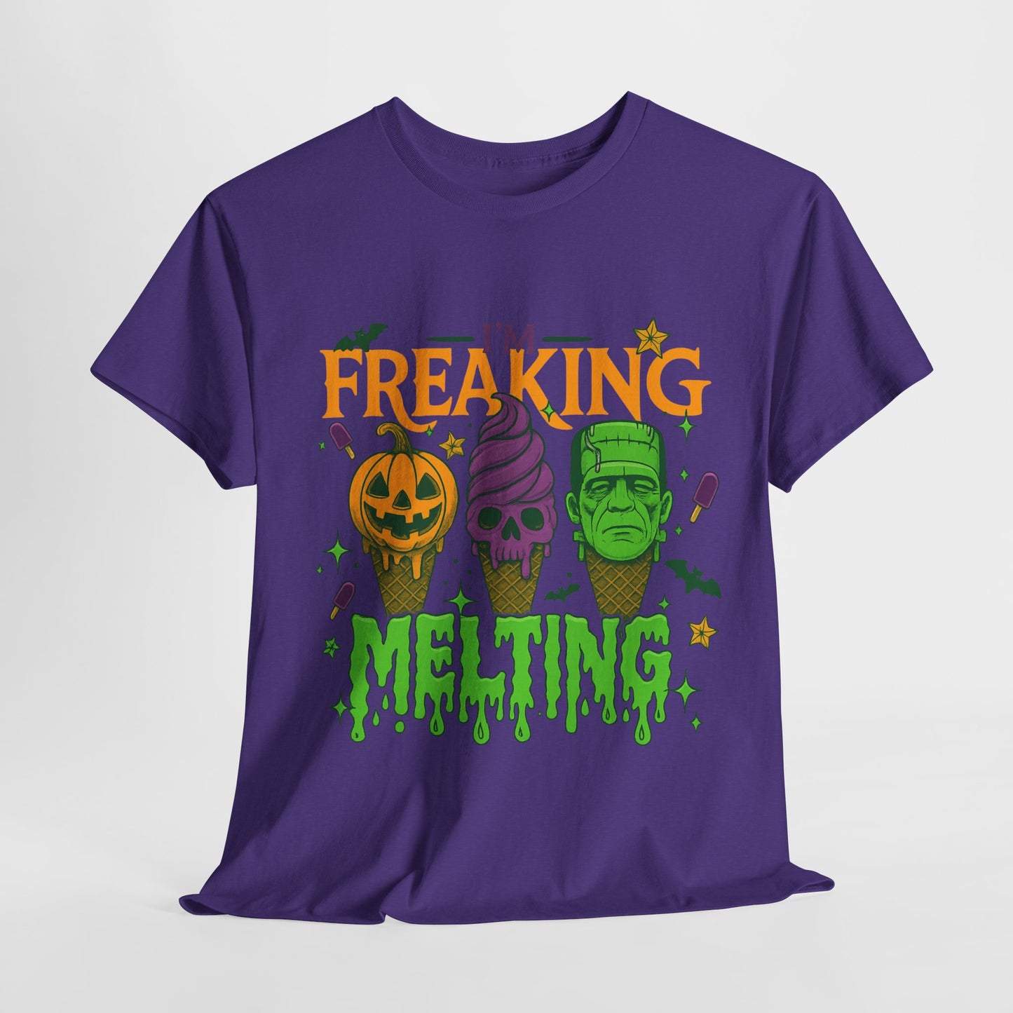 Halloween Unisex Heavy Cotton Tee, Fun Fall Shirt, Halloween Costume Top, Spooky Party Tee, Trick or Treat Apparel