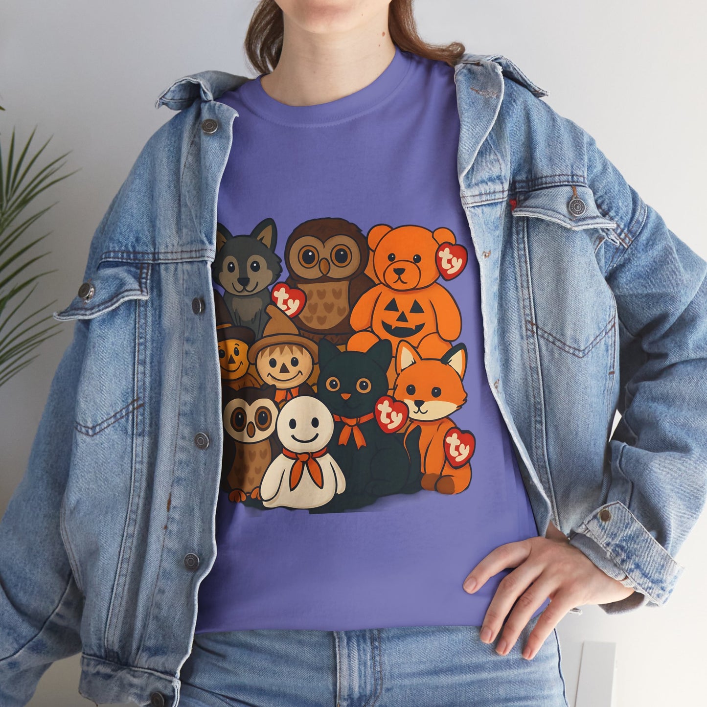 Halloween Unisex Tee - Ty Beanie Babies Design