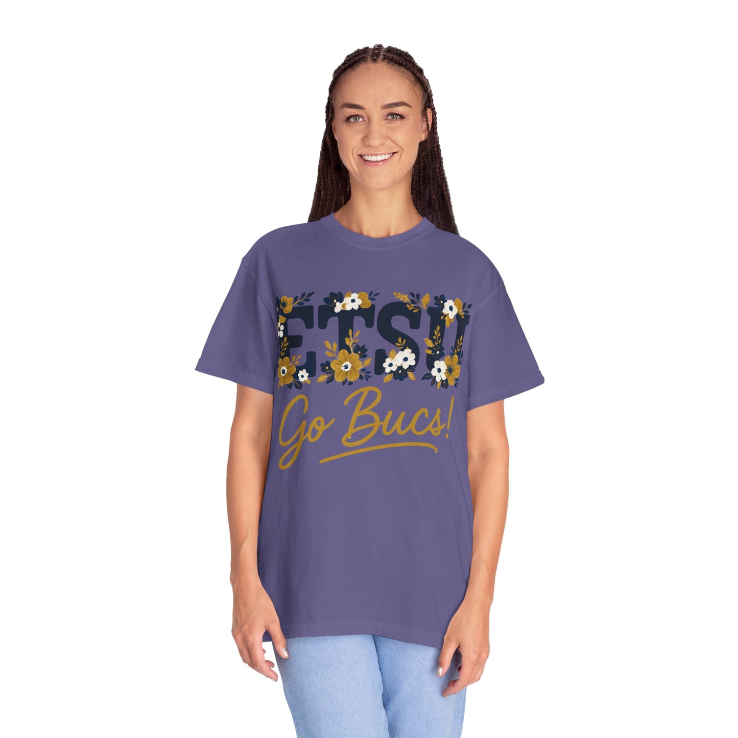 Floral Go Bucs Unisex T-shirt - College Apparel