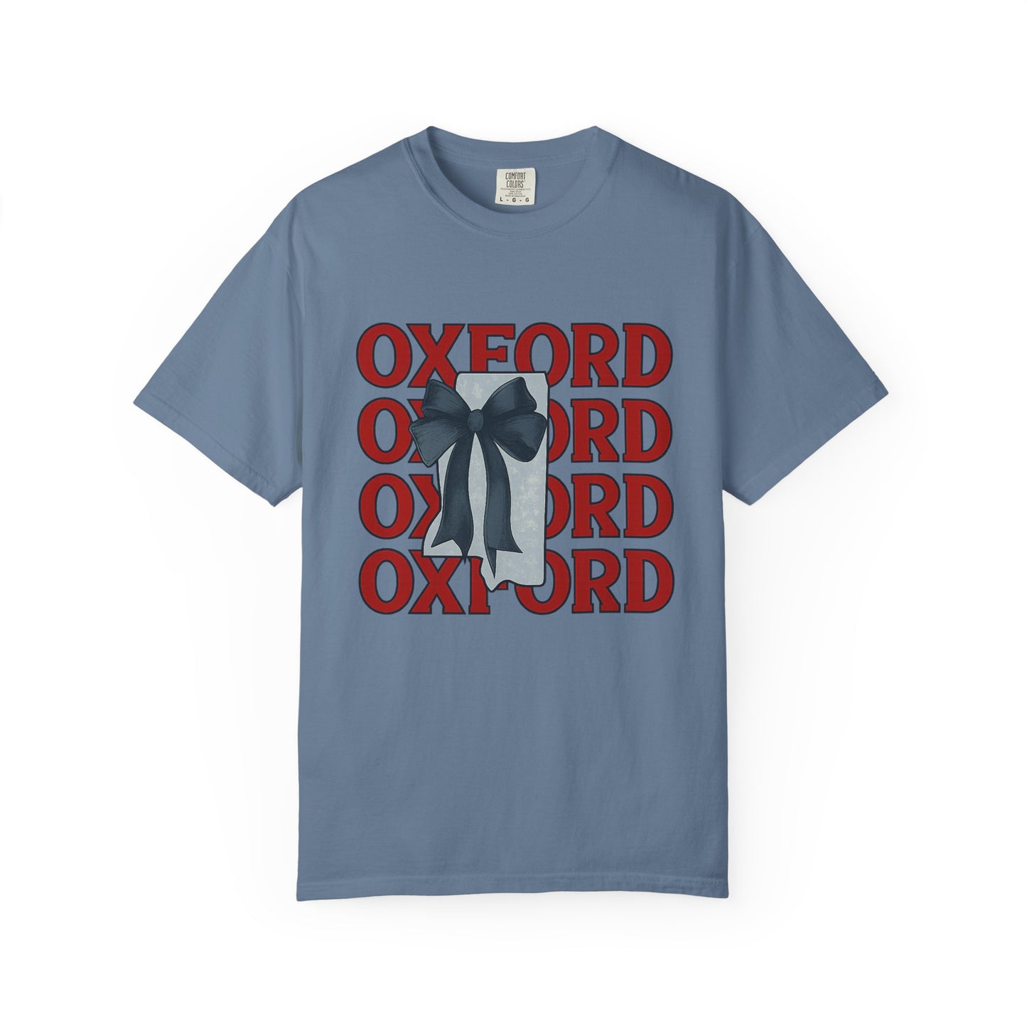 Oxford Bow Graphic Tee, Casual Unisex T-shirt, Gift for Students, College Apparel, Trendy Fashion Top, Birthday Gift