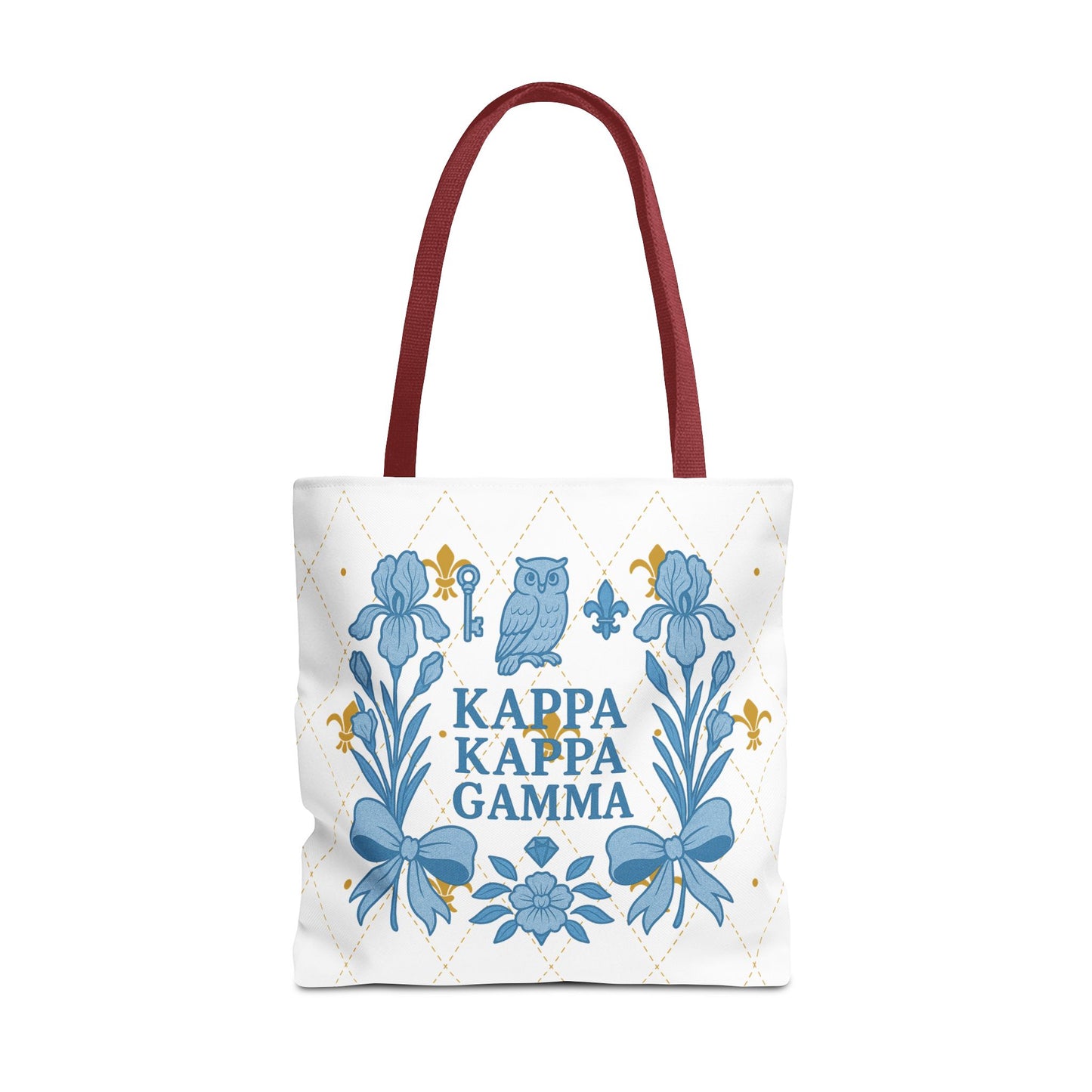 Floral KKG Sorority Tote Bag | College Student Gift, Event Tote