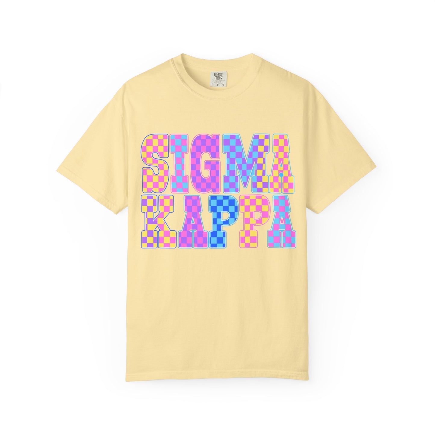 Colorful SigmaKappa T-Shirt - Unisex Garment-Dyed