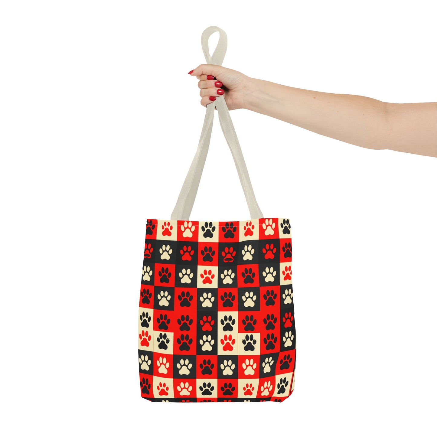 Paws Pattern Tote Bag, Stylish Eco-Friendly Bag, Game Day Bag, Go dawgs, graduation gift, alumni gift