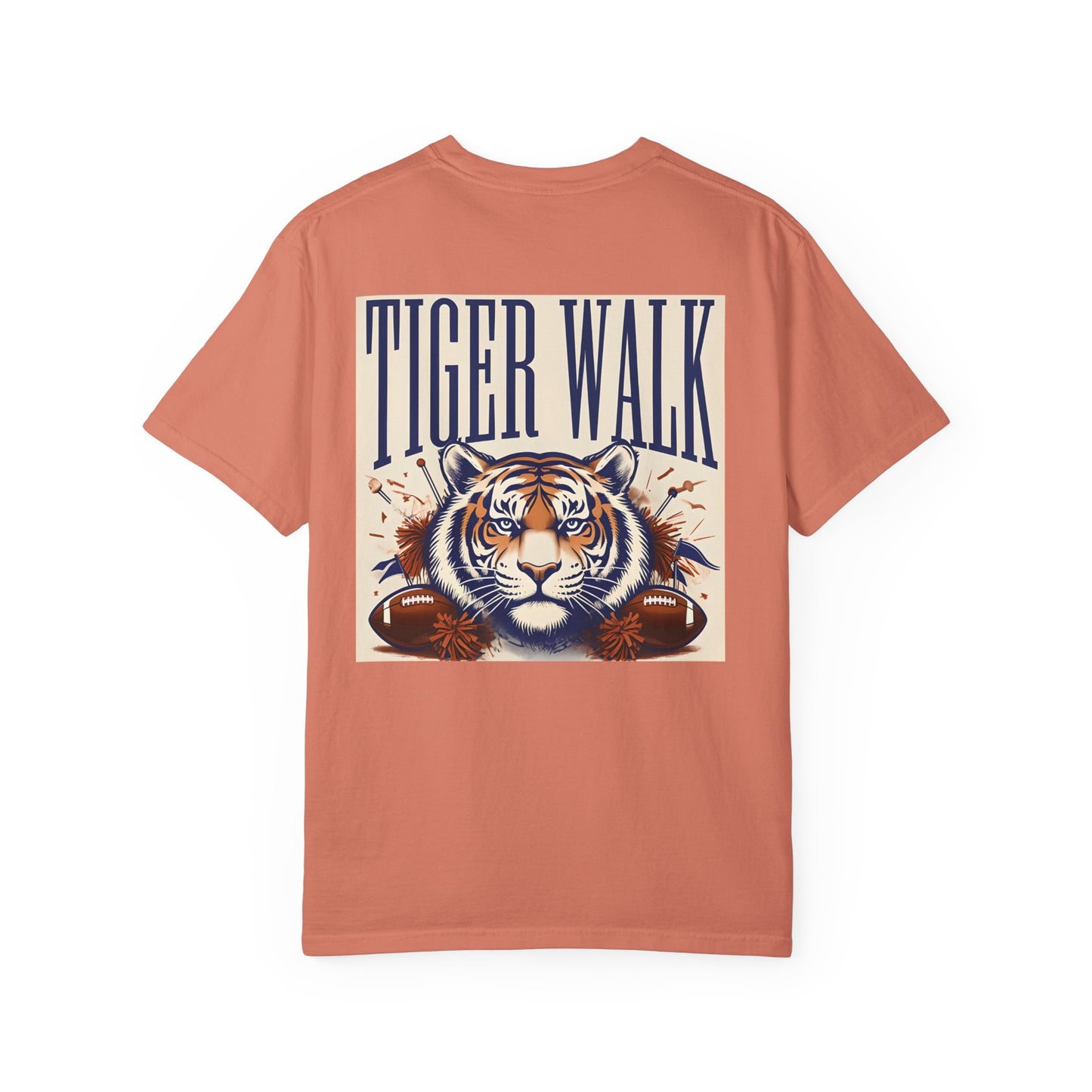 War Eagle Tiger Walk Unisex T-Shirt, Casual Tee, College Apparel, Game Day Shirt, Sports Fan Gear, Gift for Auburn Fans