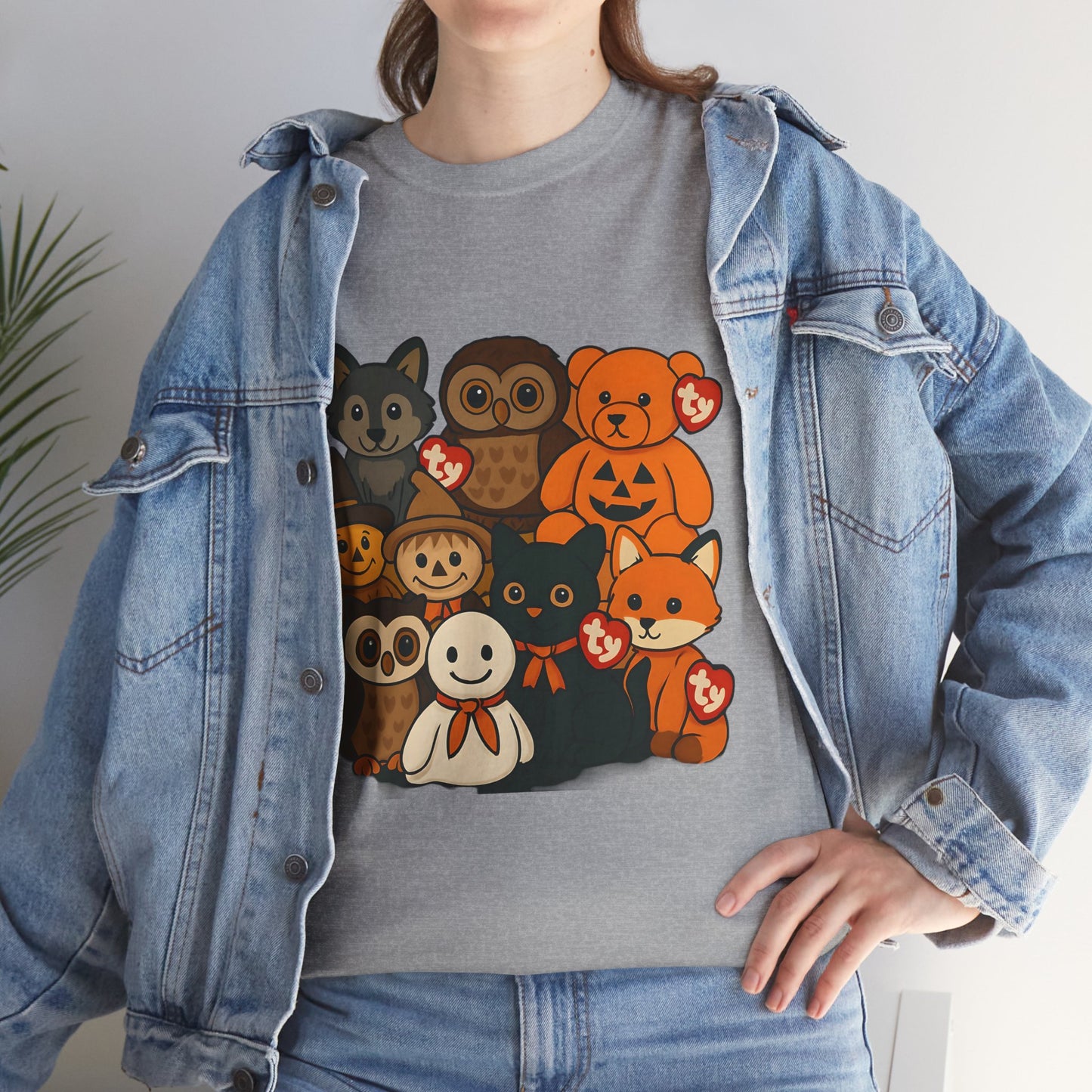 Halloween Unisex Tee - Ty Beanie Babies Design