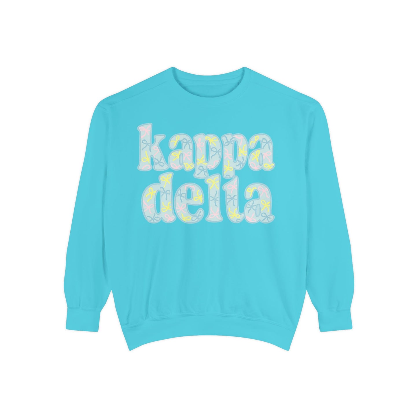 Sorority Sisters Cozy Sweatshirt - KaDelta Unisex Garment-Dyed