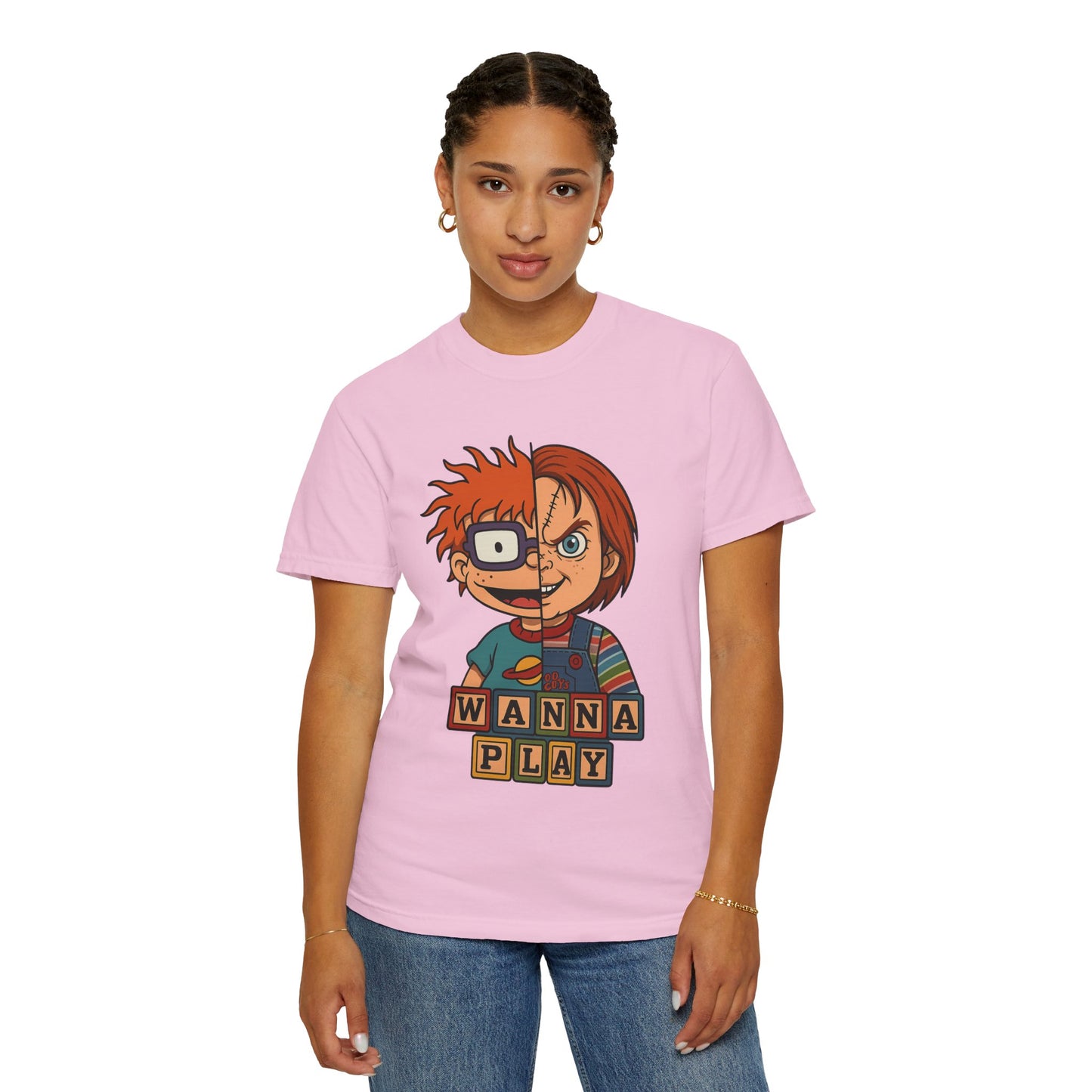 Two Faced Halloween Chucky-Inspired Unisex T-Shirt