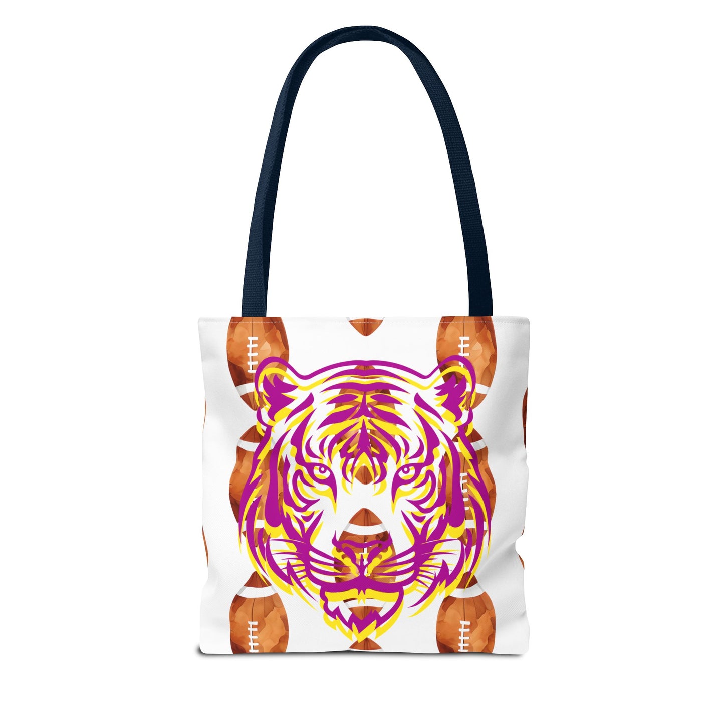 Vibrant Tiger Print Tote Bag - LSU Fans Gift