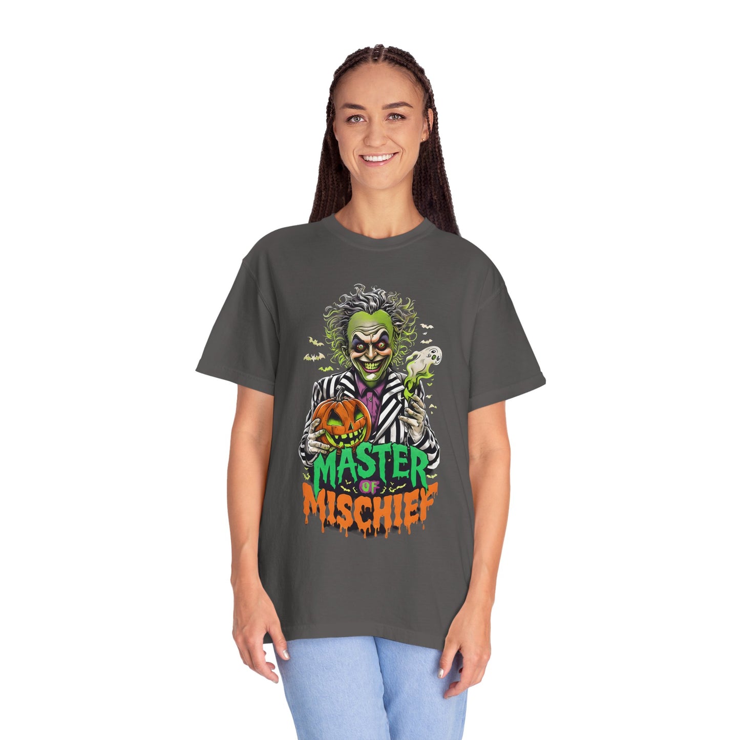 Master of Mischief Unisex T-Shirt, Halloween Party Shirt, Costume Tee, Spooky Gift, Fall Apparel, Graphic Tee