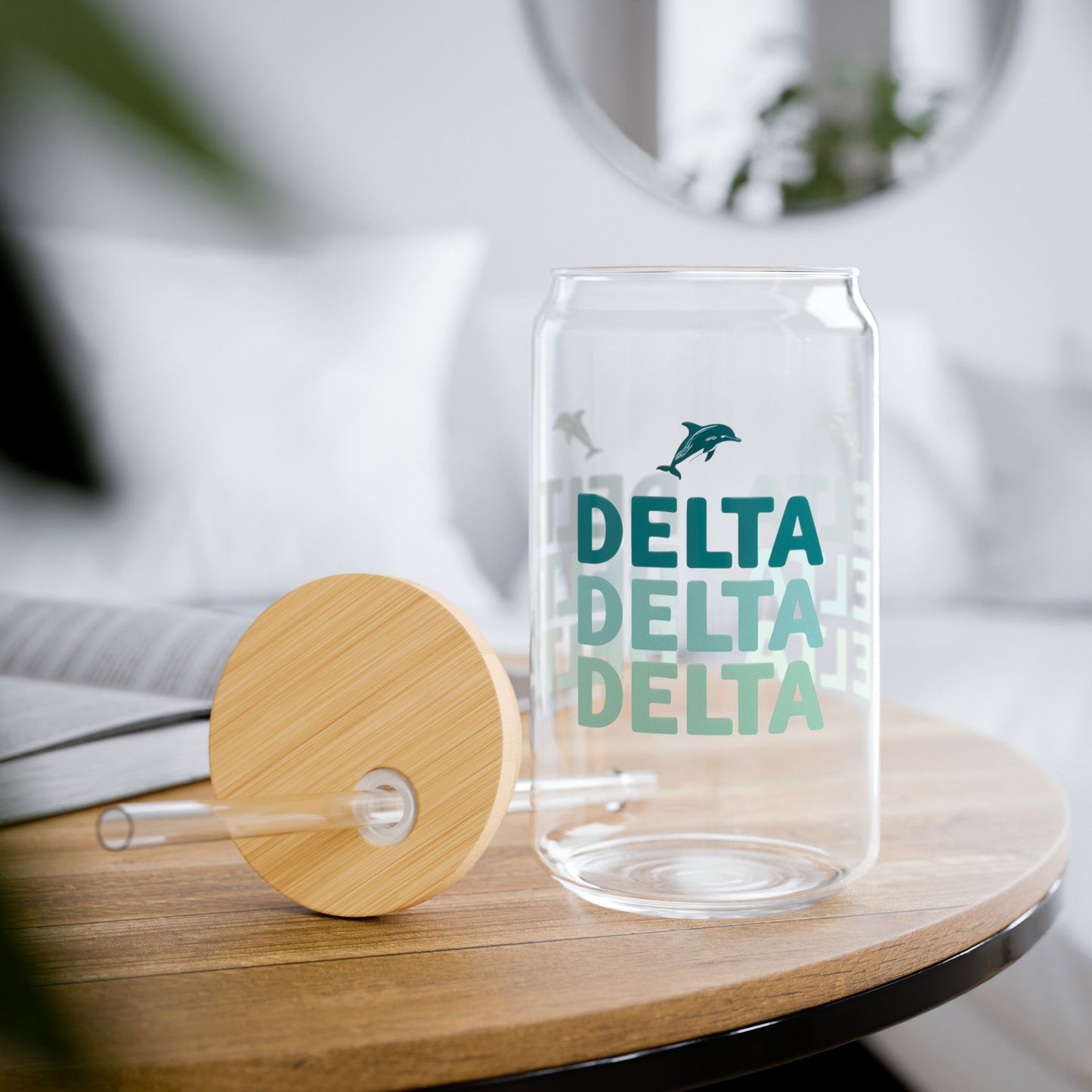 DDD Themed Sipper Glass, 16oz | Perfect for College Students, Fraternity Events, Summer Parties, Eco-friendly Drinking, Gifts
