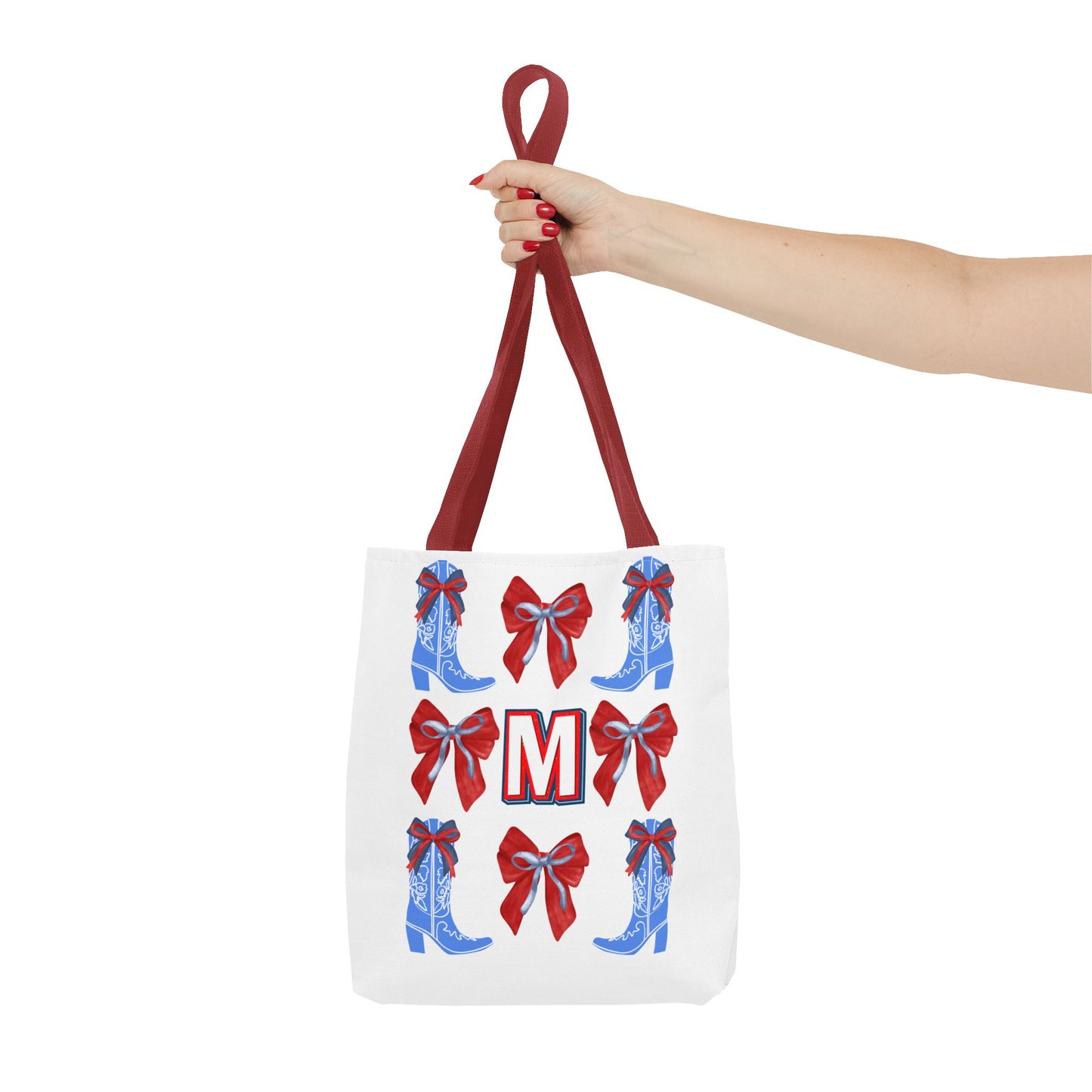Mississippi Coquette Tote Bag, Personalized Tote, Mississippi Fan Gift, Ole Miss, Hotty Toddy, College Student Gift, Graduation Gift