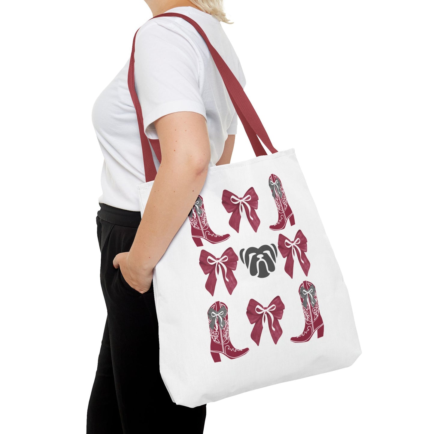 Msu bulldogs tote bag, mississippi state gift, mississippi fan gift, msu alumni, go dogs, starkville mississippi, graduation gift, msu game day tote bag