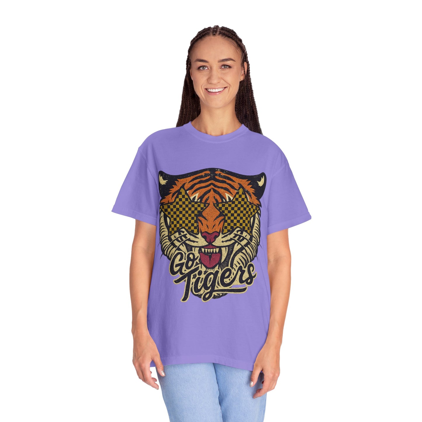 Bold Tiger Graphic Unisex T-Shirt - Go Tigers Design for Missouri Lovers