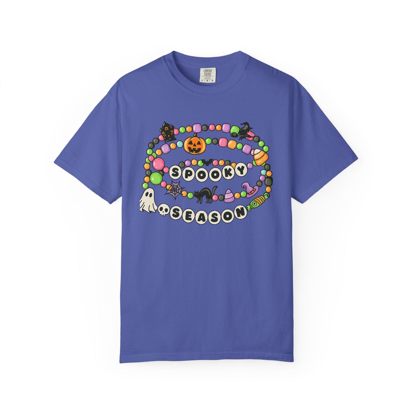 Spooky Season Friendship Bracelet T-shirt | Halloween Fun, Unisex Tee