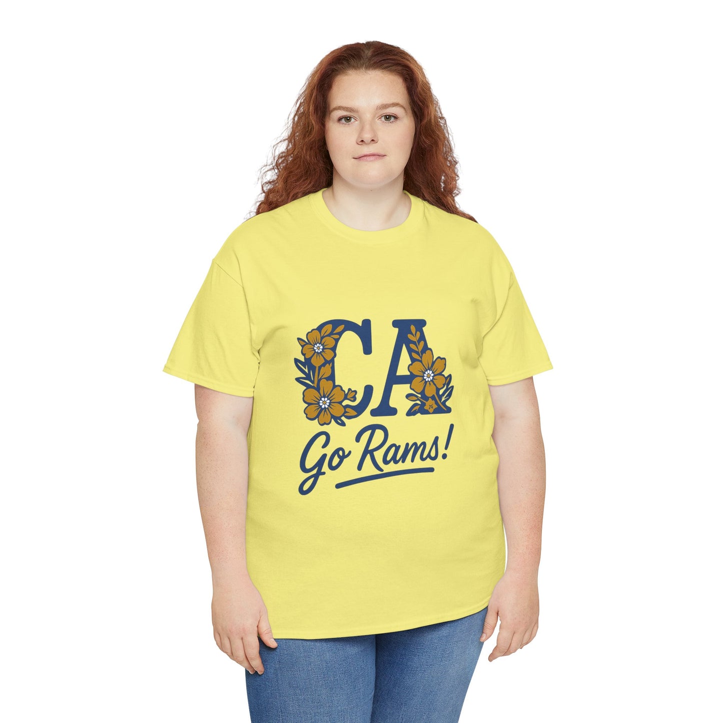 CA Rams Floral Tee