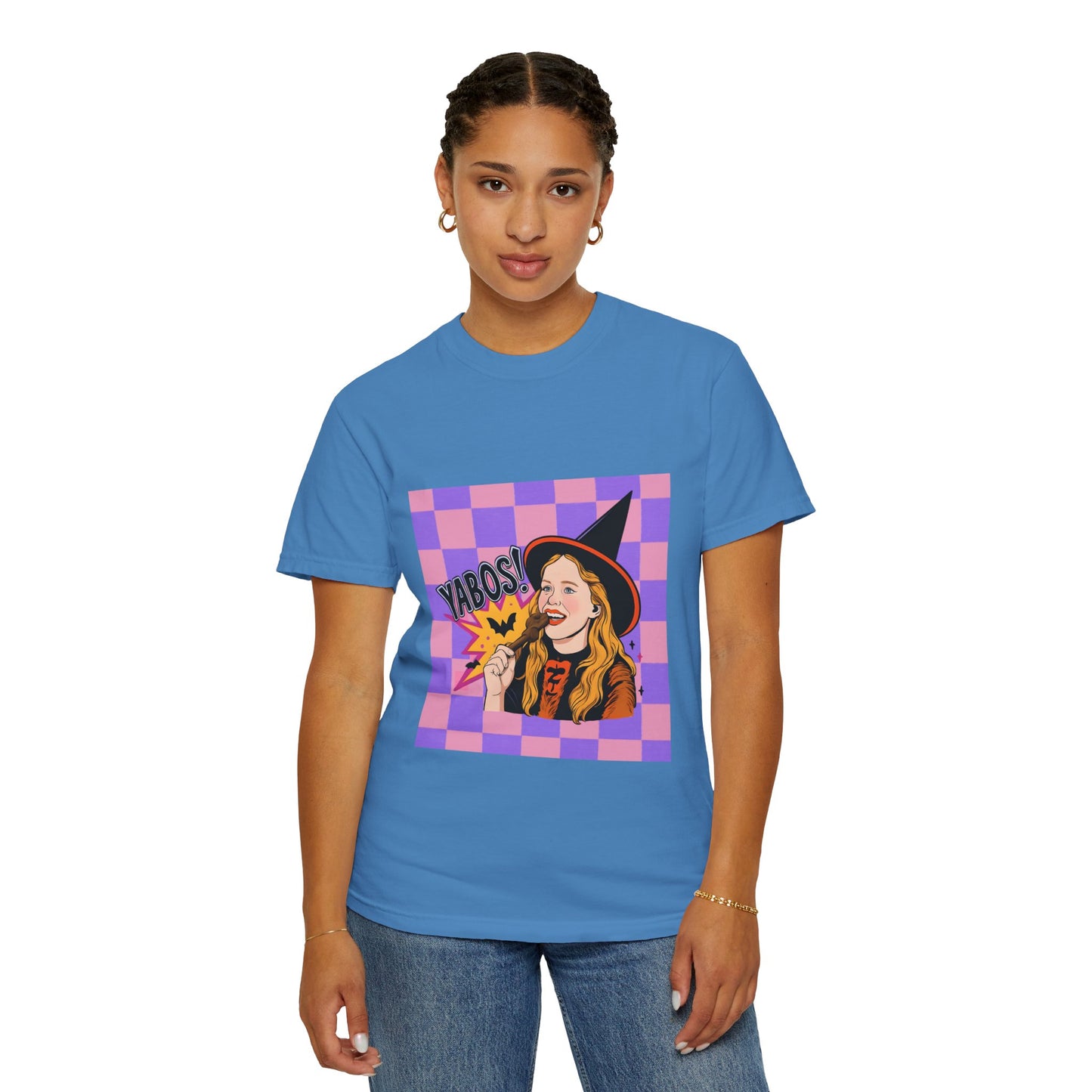 Witchy Vibes T-shirt - Yabos Graphic Tee, Cute Halloween Shirt, Unisex Funny Costume Top, October Celebration Attire, Gift for Witch Lovers