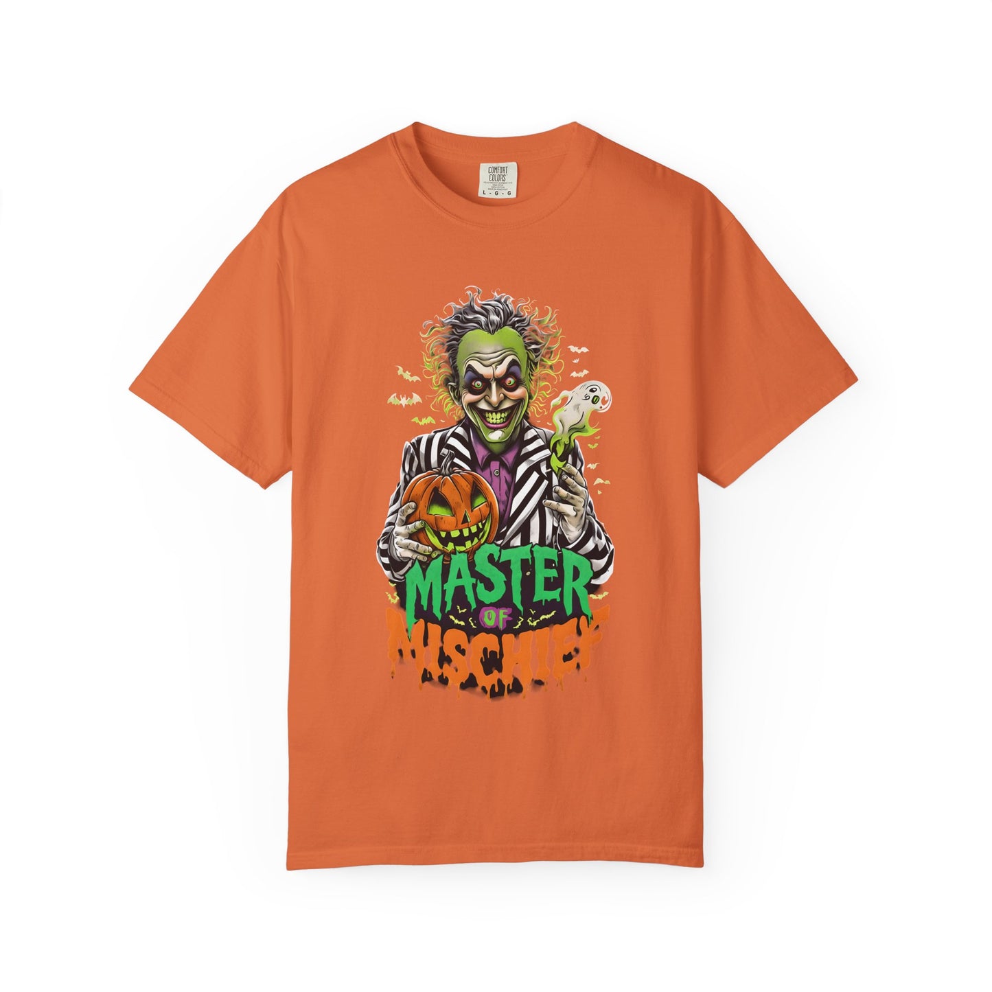 Master of Mischief Unisex T-Shirt, Halloween Party Shirt, Costume Tee, Spooky Gift, Fall Apparel, Graphic Tee