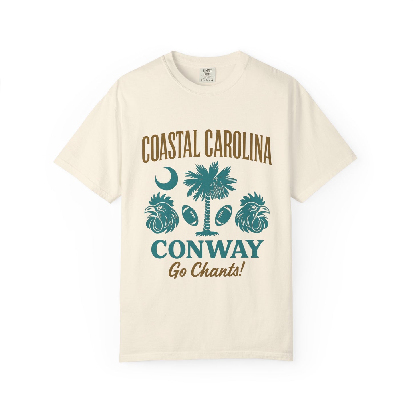 Go Chants T-Shirt, Unisex Garment-Dyed Tee, Beachwear, College Apparel, Summer Vibes