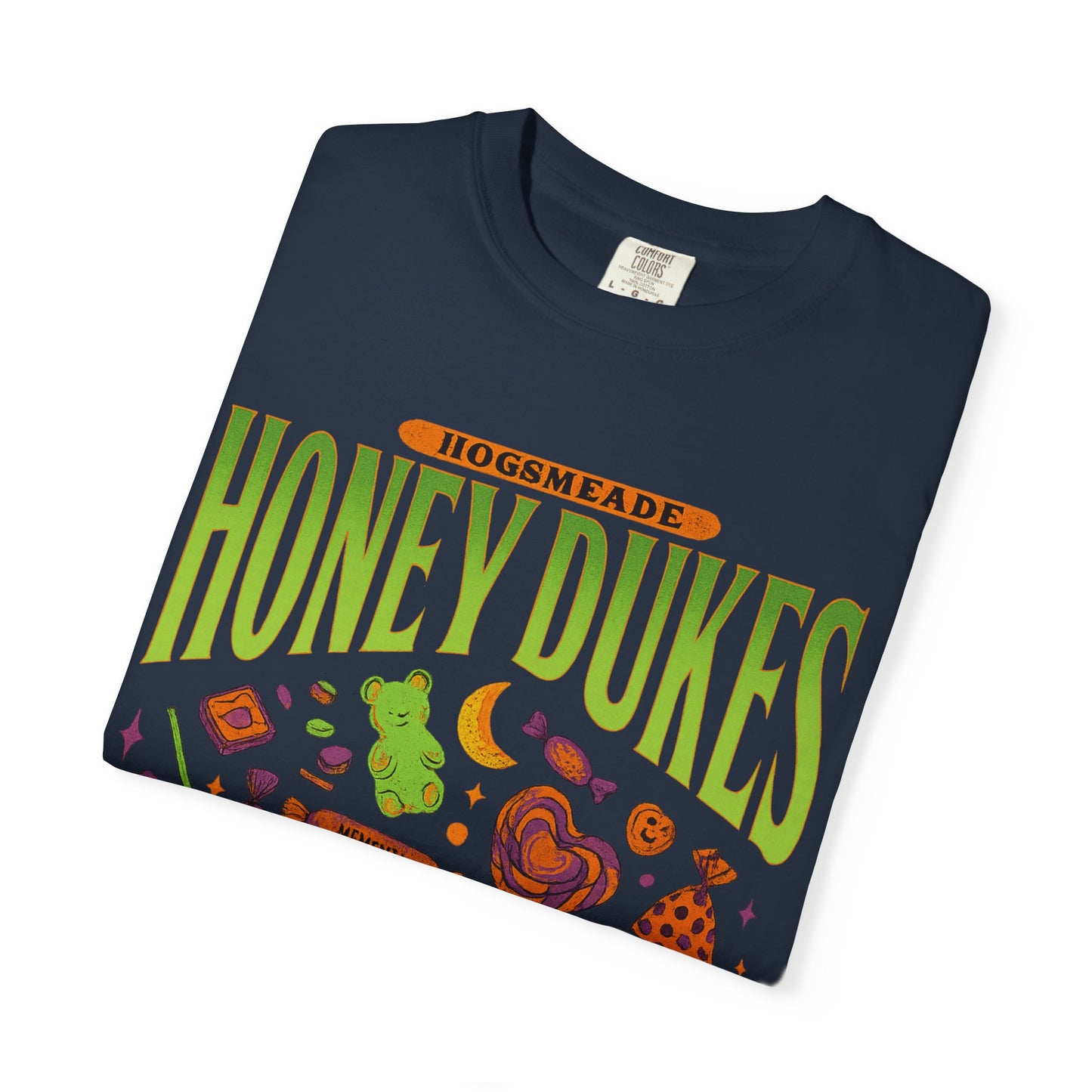 Honey Dukes Wizarding T-Shirt | Unisex Garment-Dyed Tee, Perfect for Fans, Gifts, Celebrations, Cosplay, and Everyday Wear