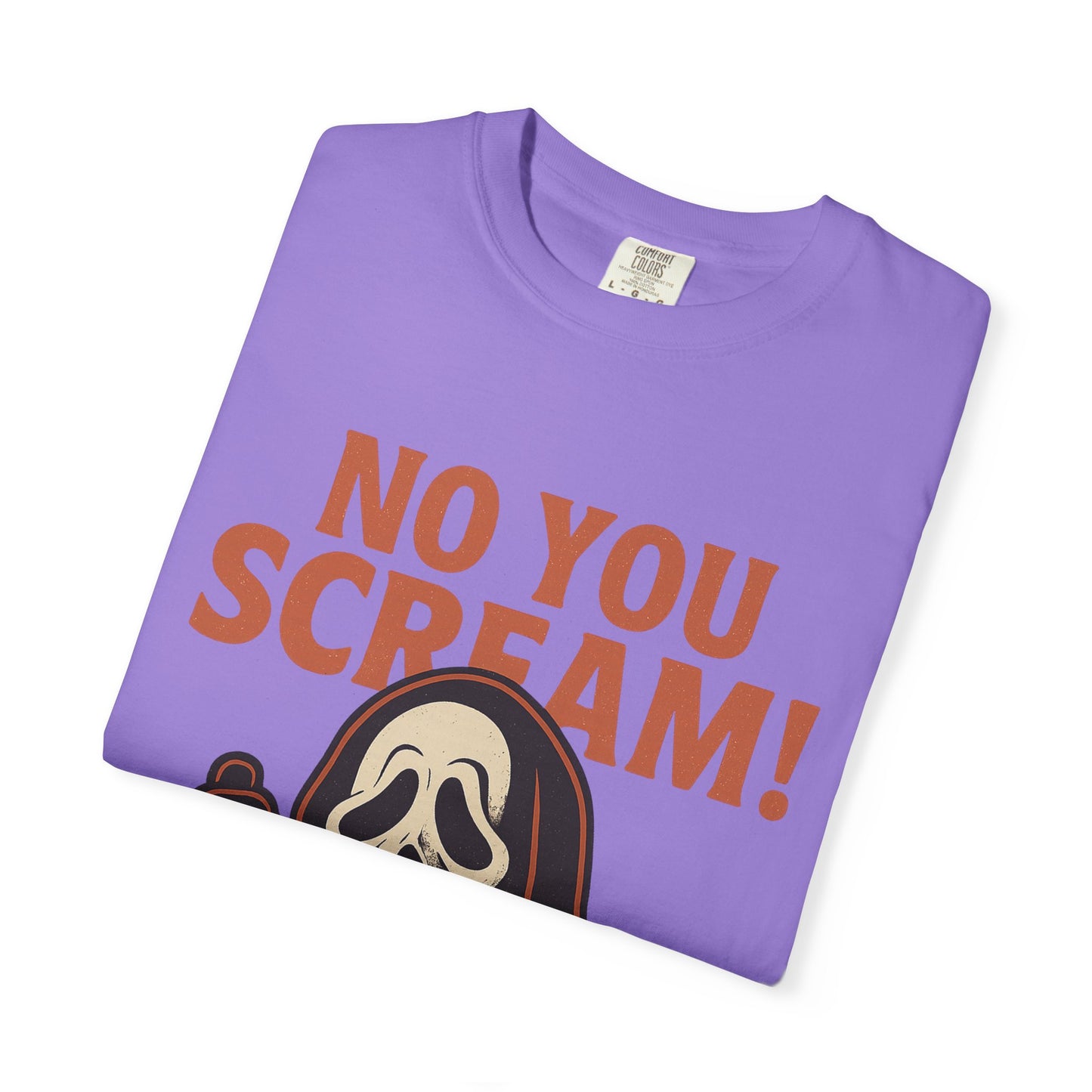 Unisex Horror-Themed T-shirt | Fun Scream Design for Halloween, Costume Parties, Movie Nights, Gift for Horror Fans