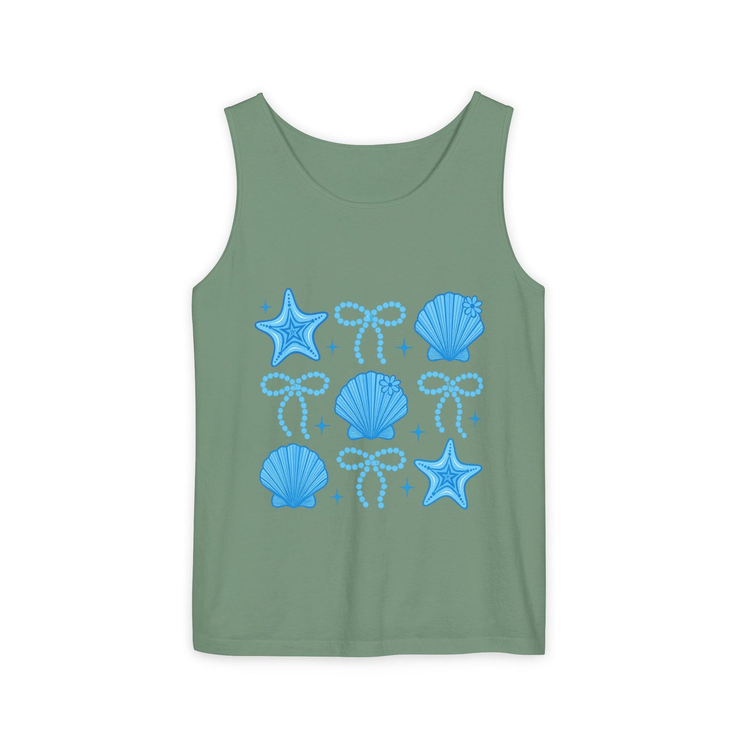 Pearls & Shells Comfort Colors Tank Top