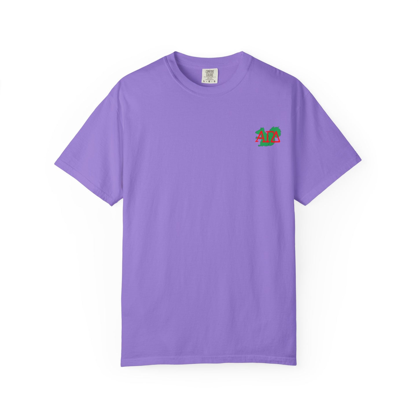 AGD Charming Sorority T-Shirt, Squirrel Design, Unisex Apparel, Perfect Gift, Casual Wear, College Life, Greek Life, Fraternity Events