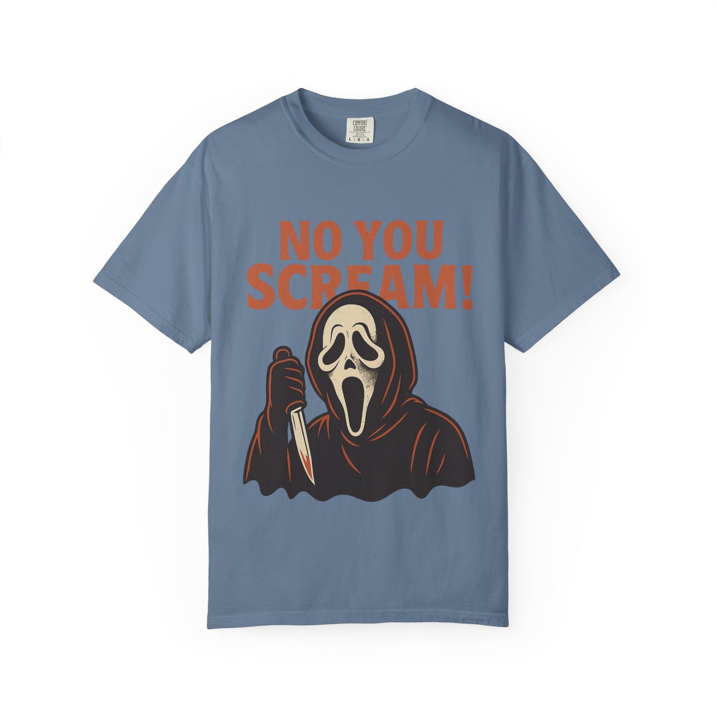 Unisex Horror-Themed T-shirt | Fun Scream Design for Halloween, Costume Parties, Movie Nights, Gift for Horror Fans