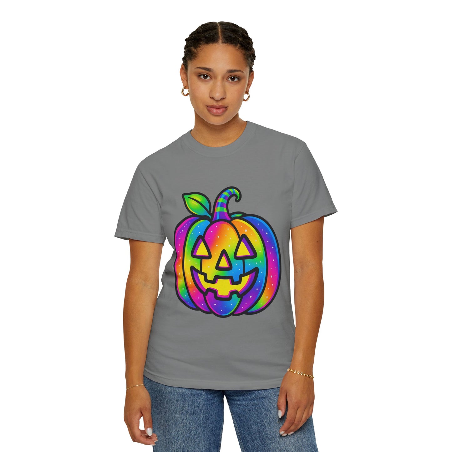 Colorful Pumpkin T-shirt for Halloween