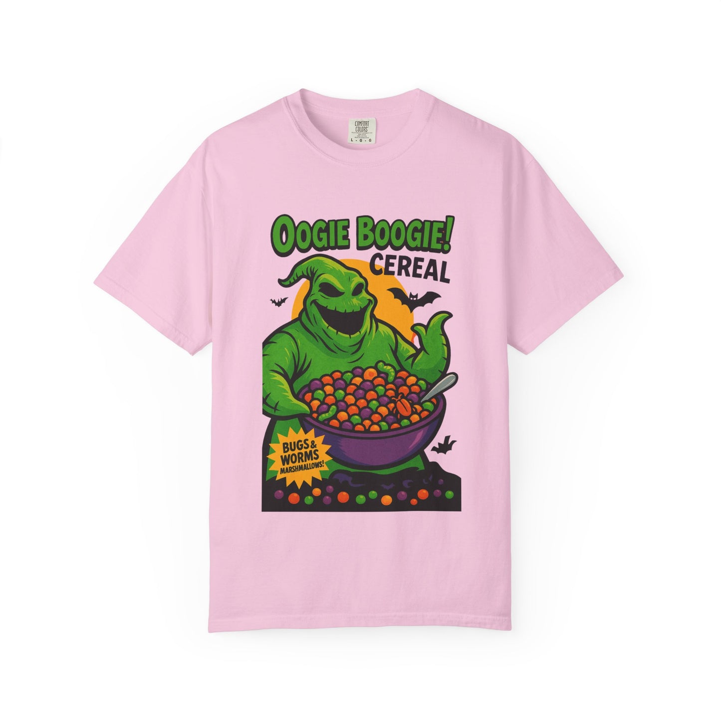 Oogie Boogie Cereal Unisex T-Shirt, Halloween Tee, Cartoon Apparel, Gifts for Fans, Unique Graphic Shirt, Spooky Style