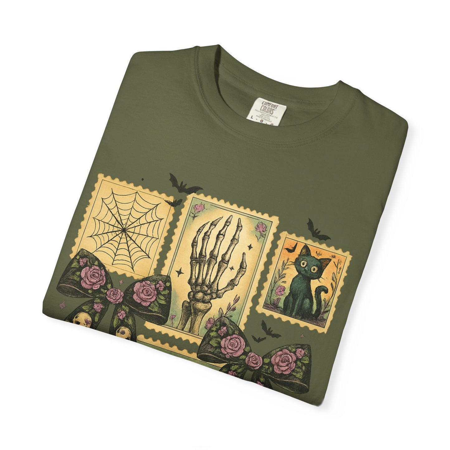 Halloween-Themed Unisex T-Shirt - Spooky Vibes for Fall Celebrations, Ghost Lovers Gift, Costume Party Essential, Cozy Autumn Tee