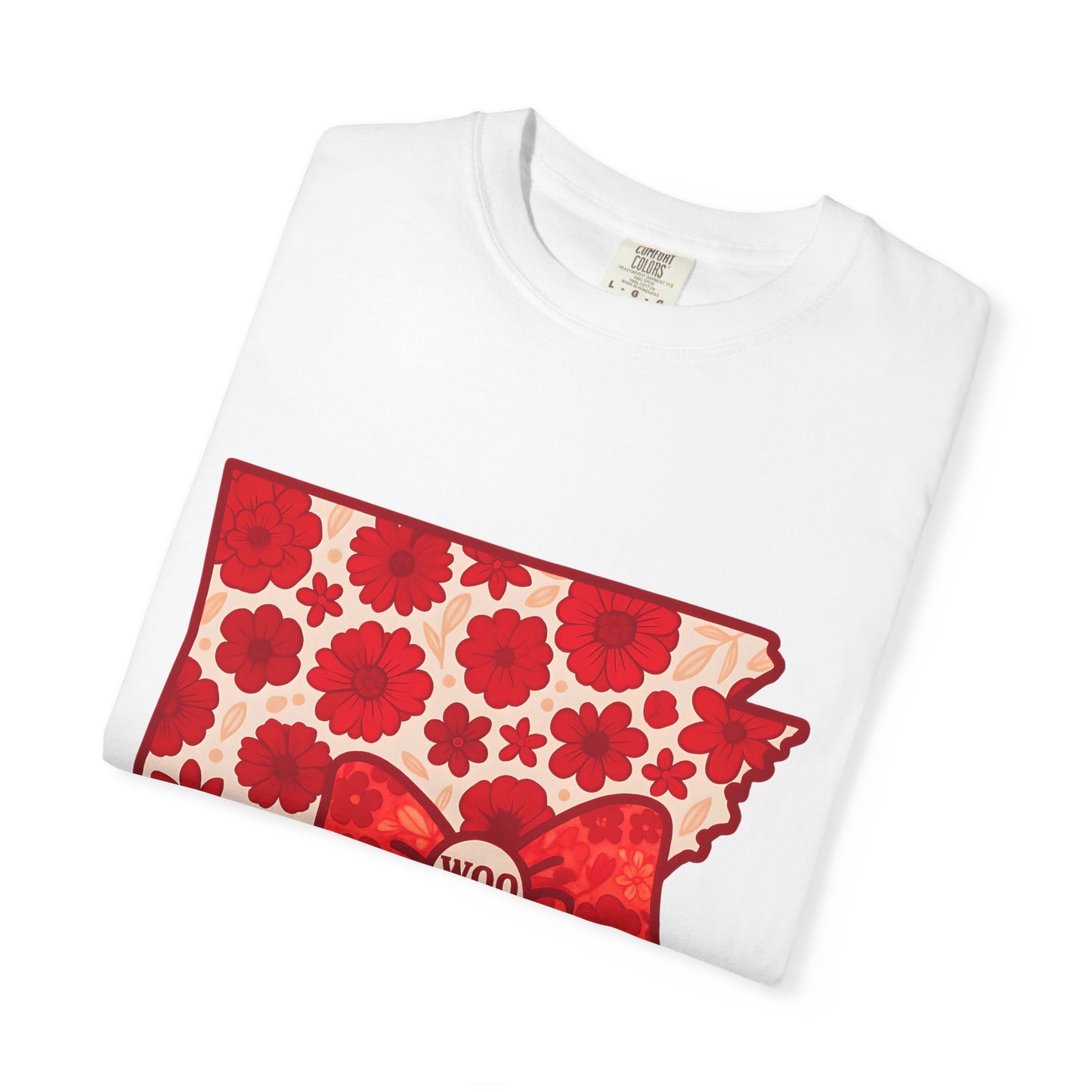 Arkansas Floral T-shirt - Women's & Men's Gift, Summer Tee, State Pride Shirt, Comfort Colors
