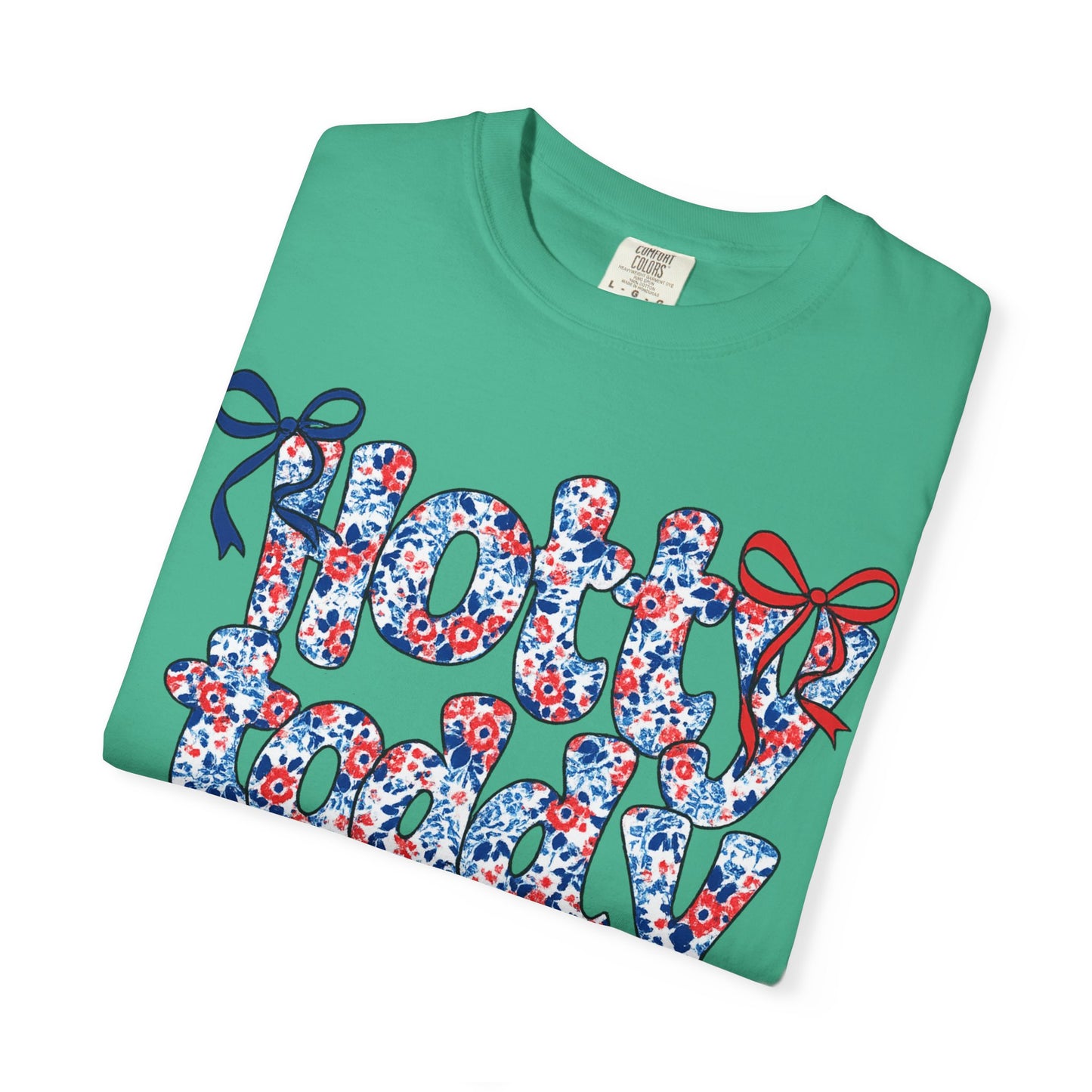 Floral Hotty Toddy Coquette Bow T-Shirt