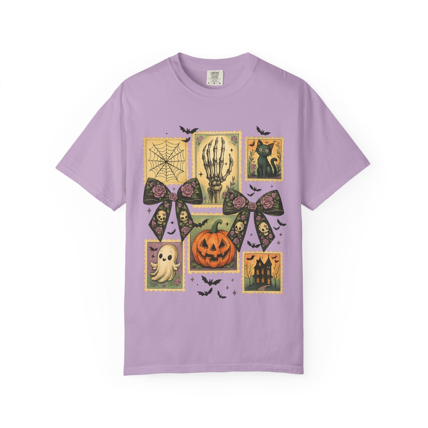 Halloween-Themed Unisex T-Shirt - Spooky Vibes for Fall Celebrations, Ghost Lovers Gift, Costume Party Essential, Cozy Autumn Tee