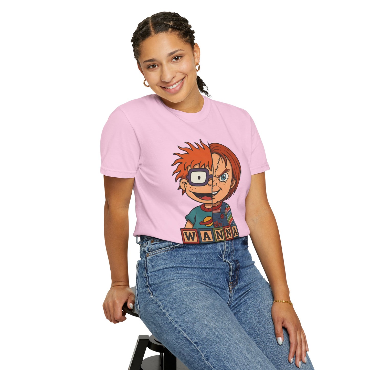 Two Faced Halloween Chucky-Inspired Unisex T-Shirt