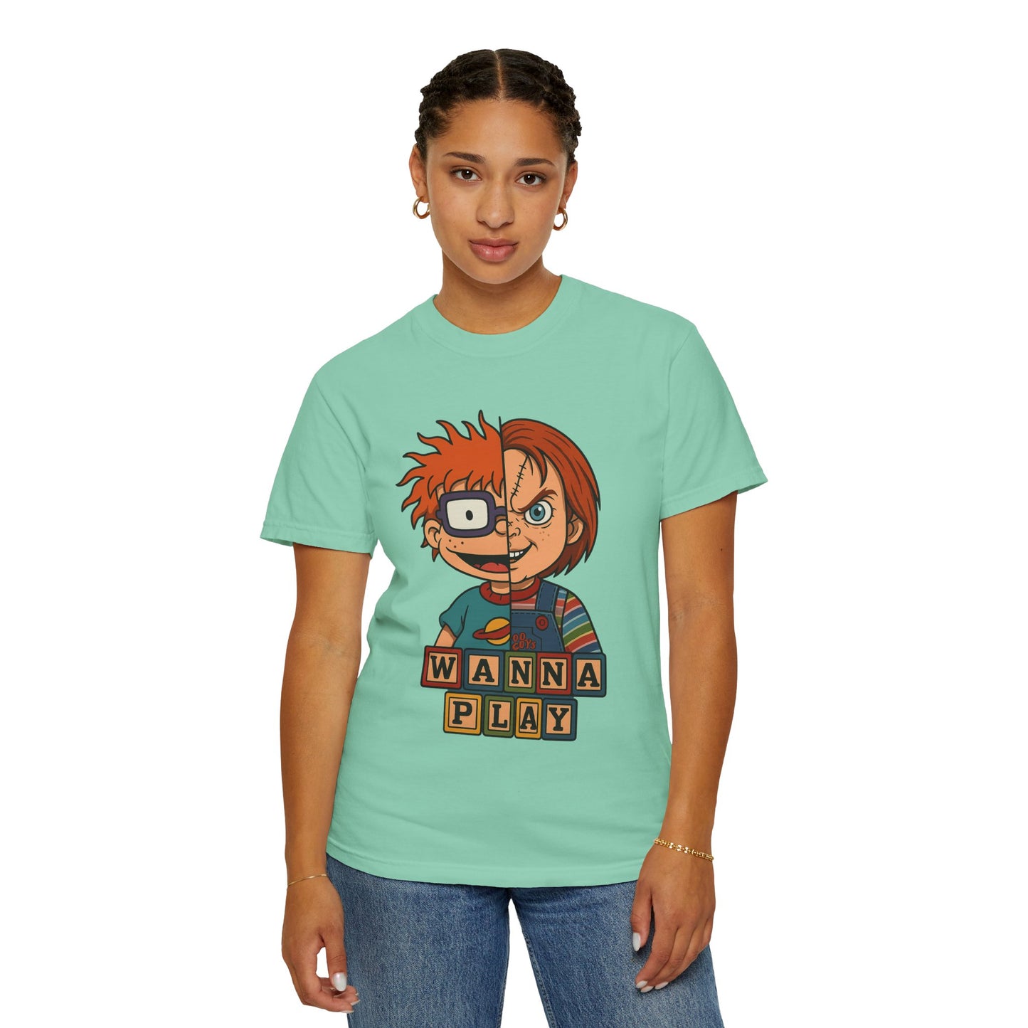 Two Faced Halloween Chucky-Inspired Unisex T-Shirt