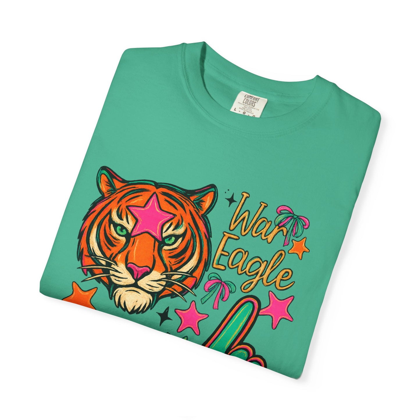 Vintage Preppy Tiger Football Game Day Unisex T-shirt