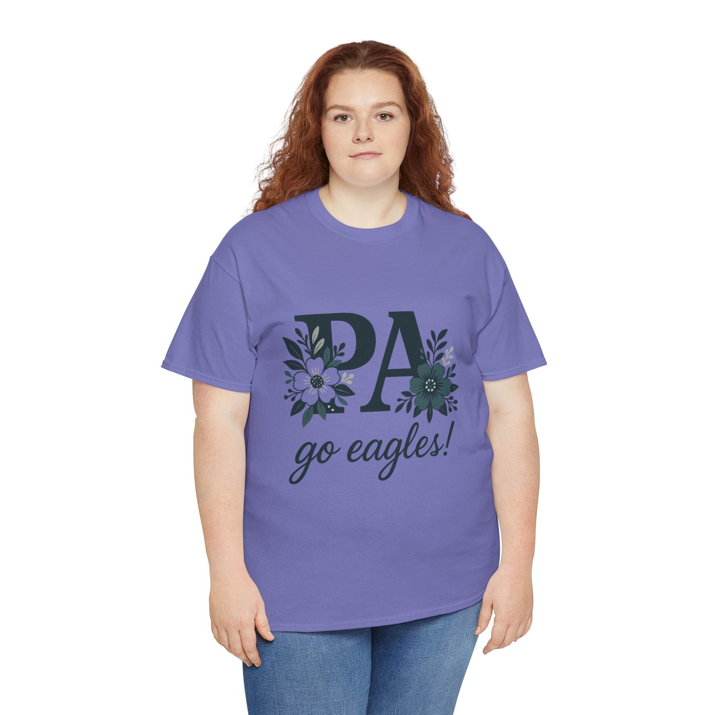 Floral PA Eagles Tee