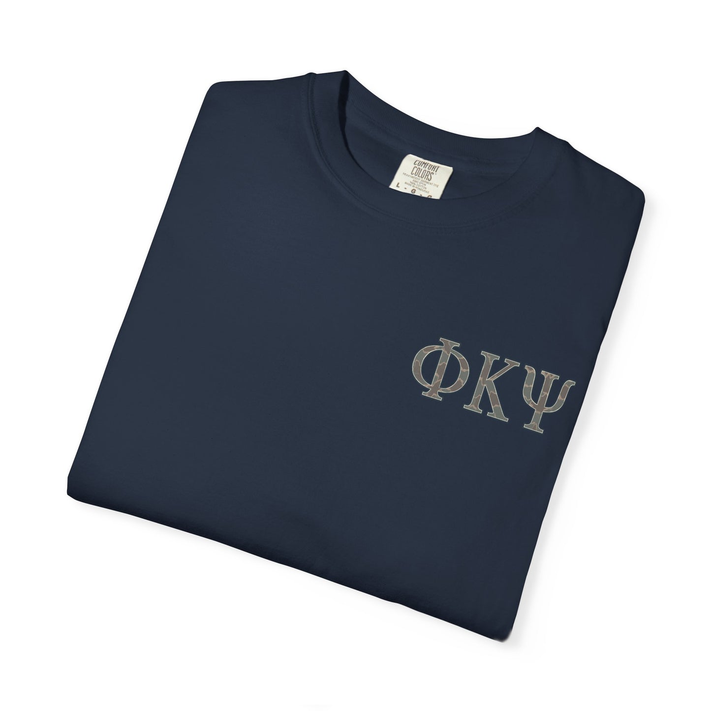 Unisex Garment-Dyed T-shirt with PiKappaPsi Design, Casual Tee, College Apparel, Greek Life Shirt, Unique Gift, Brotherhood T-shirt