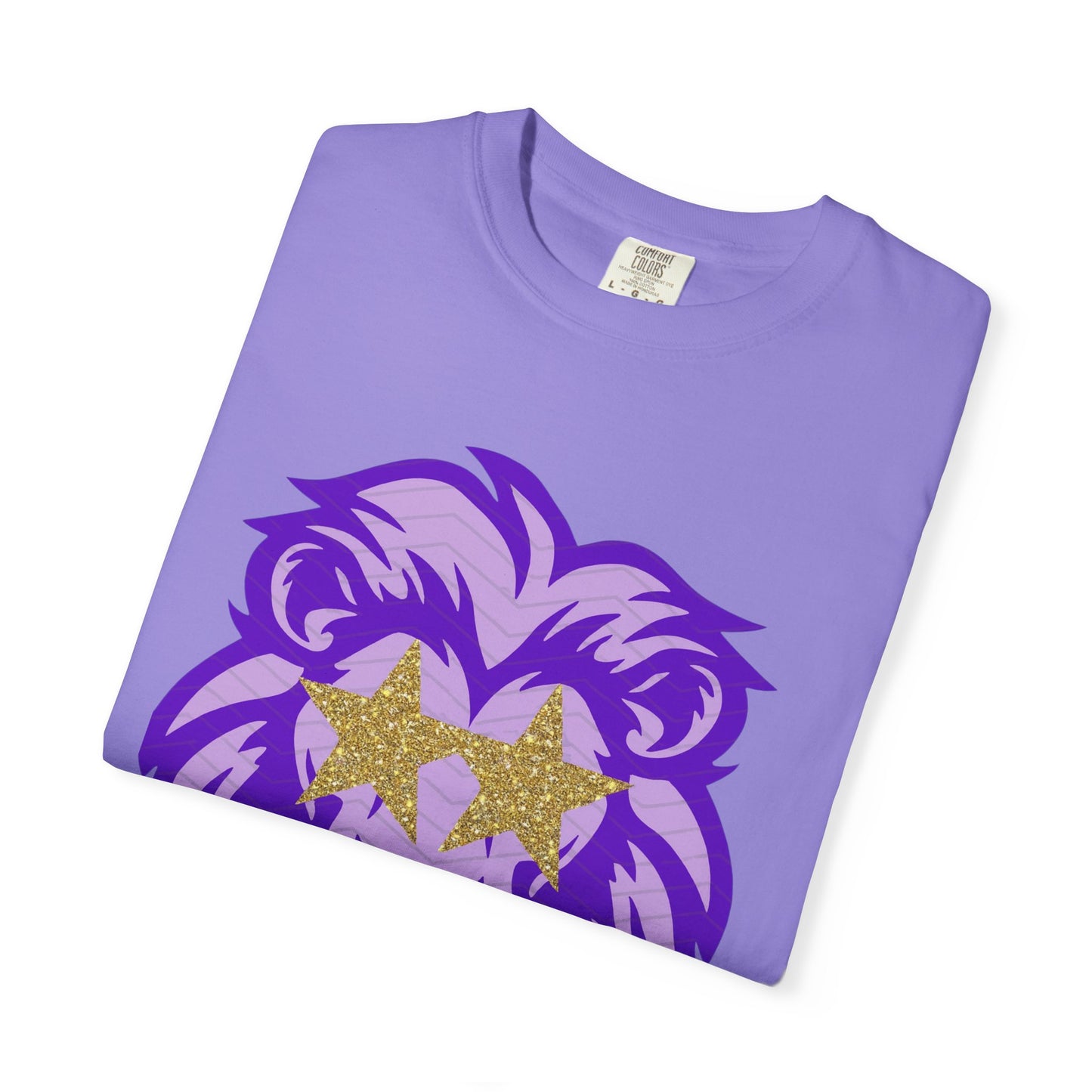 Purple Lion Graphic T-Shirt