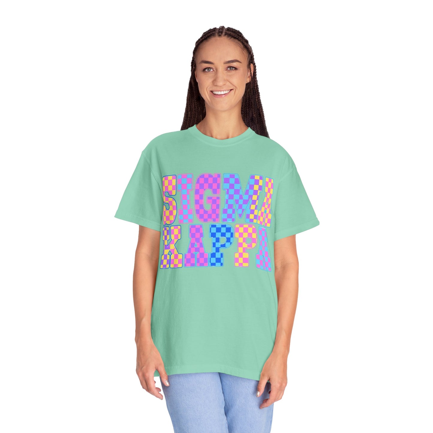 Colorful SigmaKappa T-Shirt - Unisex Garment-Dyed