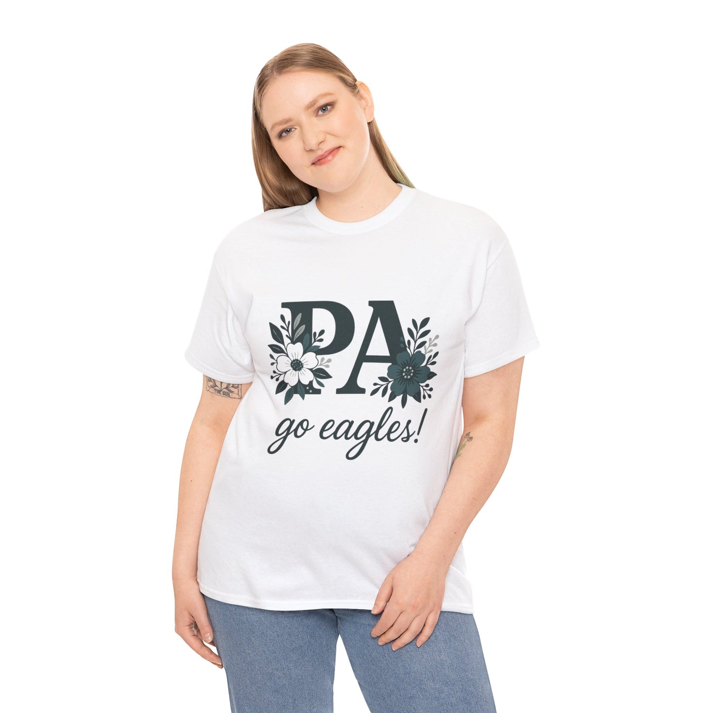 Floral PA Eagles Tee