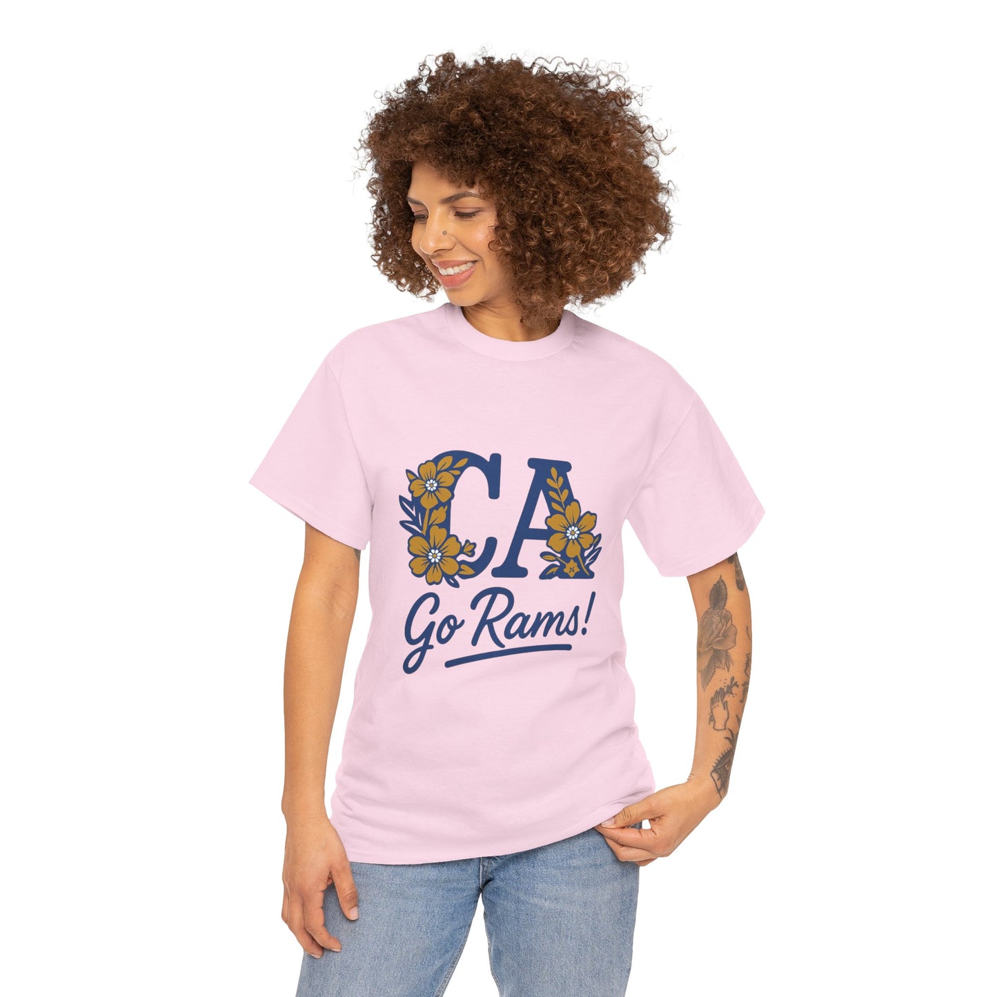 CA Rams Floral Tee