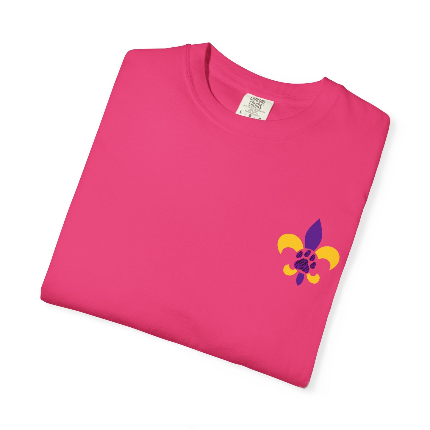 Baton Rouge Spirit T-Shirt - Unisex Garment-Dyed Tee for Game Day, College Football, Mardi Gras, Team Pride, Casual Wear