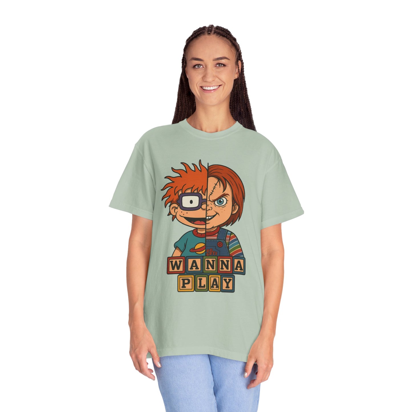 Two Faced Halloween Chucky-Inspired Unisex T-Shirt