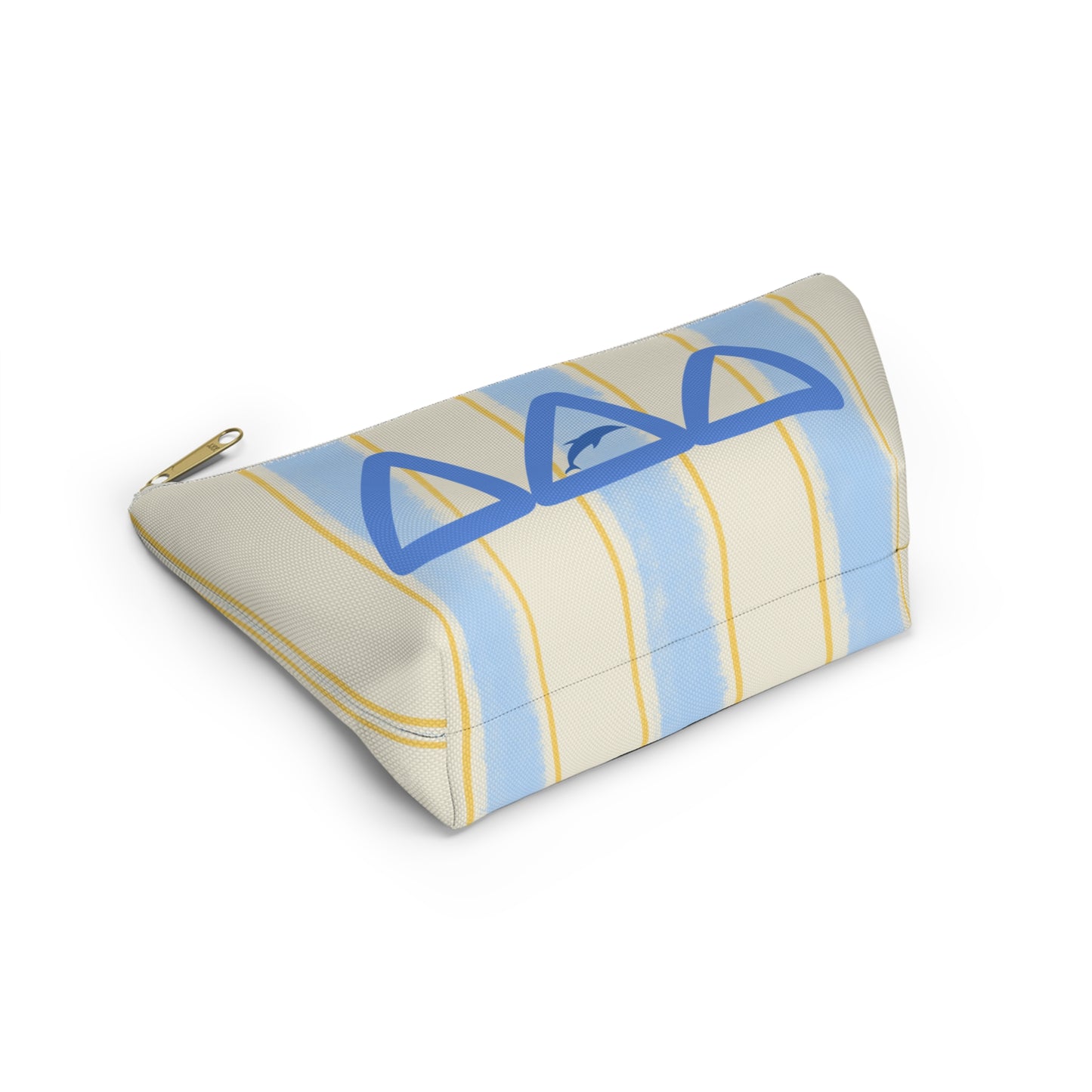 DDD Chic Dolphin Print Accessory Pouch, Cosmetic Bag, Travel Organizer, Beach Essentials, Summer Vibes, Gift for Her