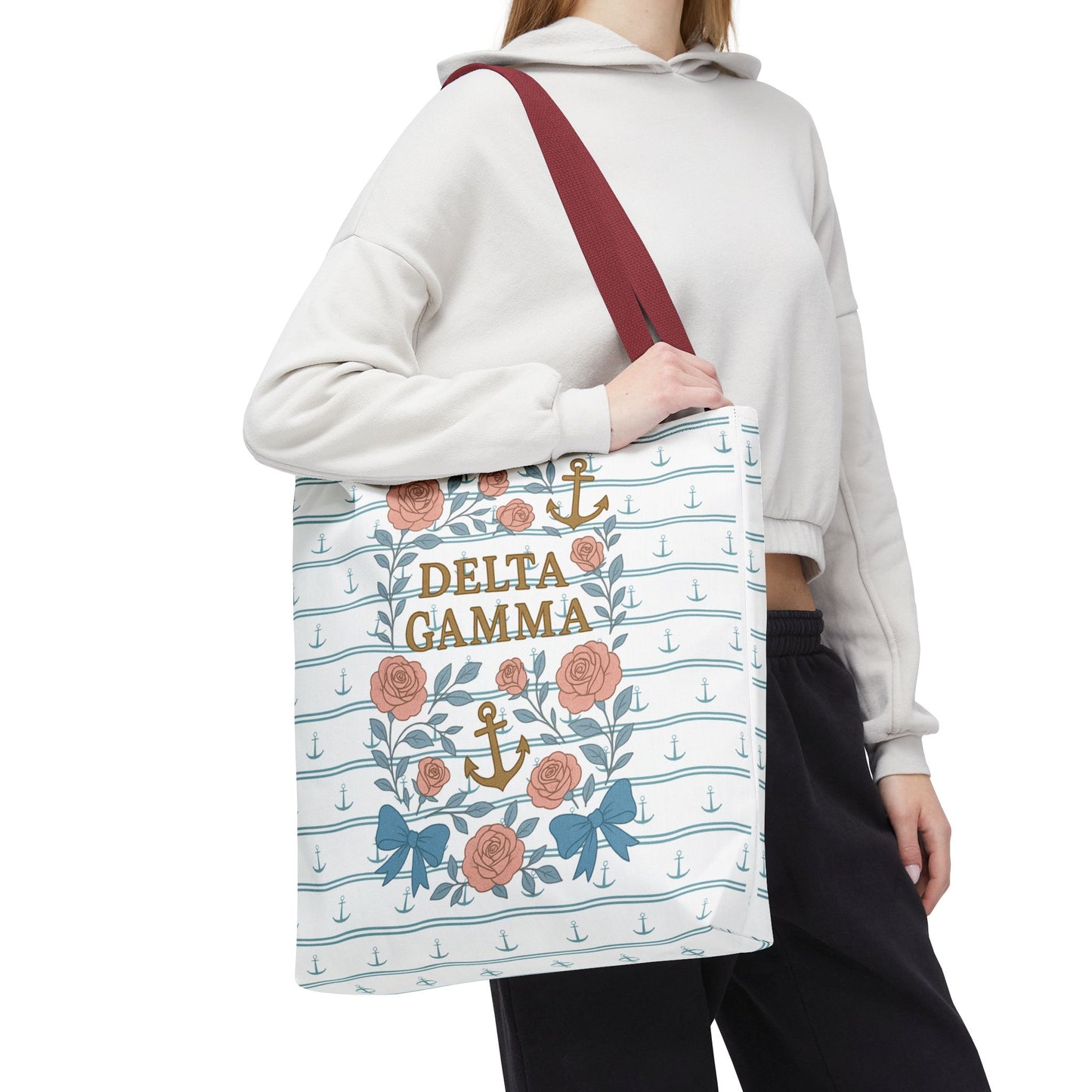 Floral Tote Bag - Delta Gamma Sisterhood Gift