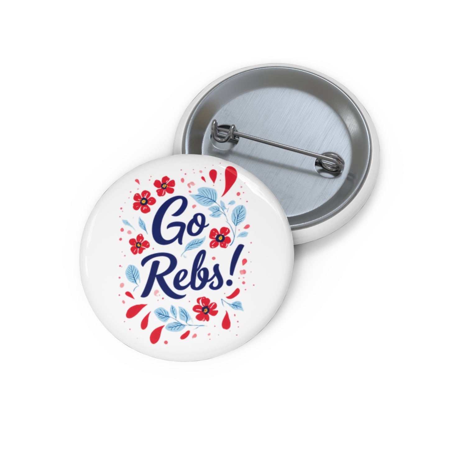 Hotty Toddy, MS Rebels Game Day Vintage Pin Buttons