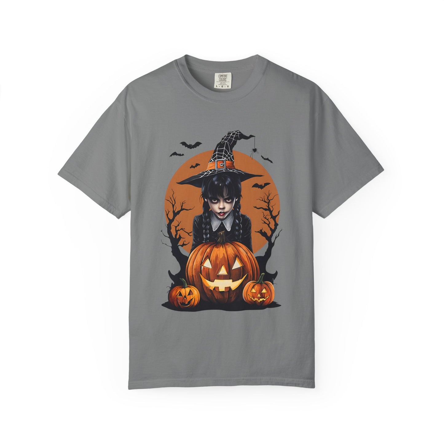 Halloween Witch Graphic Tee, Spooky Unisex T-Shirt, Pumpkin Halloween Costume, Fall Festive Apparel, Witchy Shirt for October